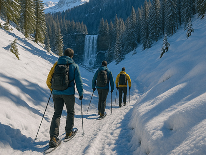 Guided snowshoe walk